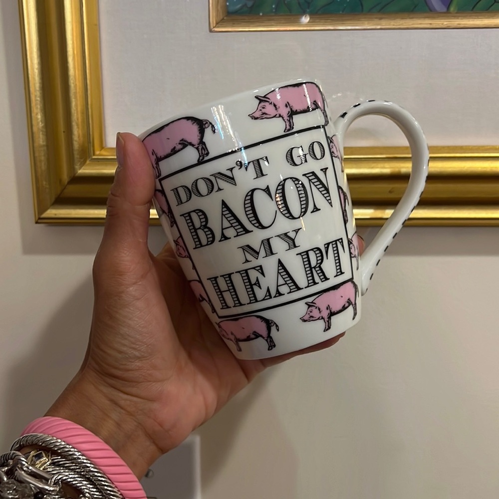 Pier One Imports Mug ☕️ 🐷 🍒🍒